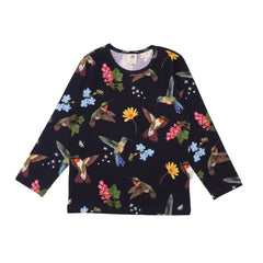 Hummingbirds Around Flowers-Shirt