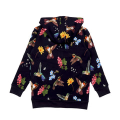 Hummingbirds Around Flowers-Sweat Jacket