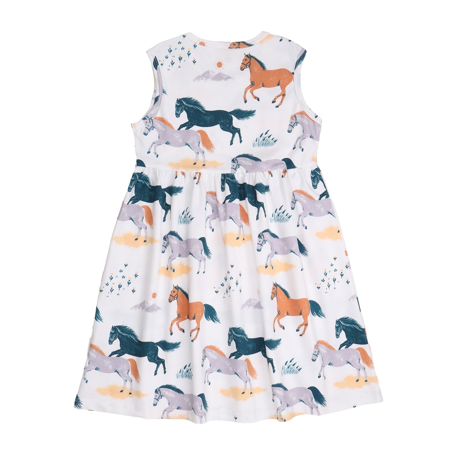 Happy Horses-Sleeveless Dress