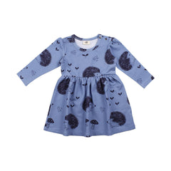 Langarm Kleid aus Baumwolle (Bio)