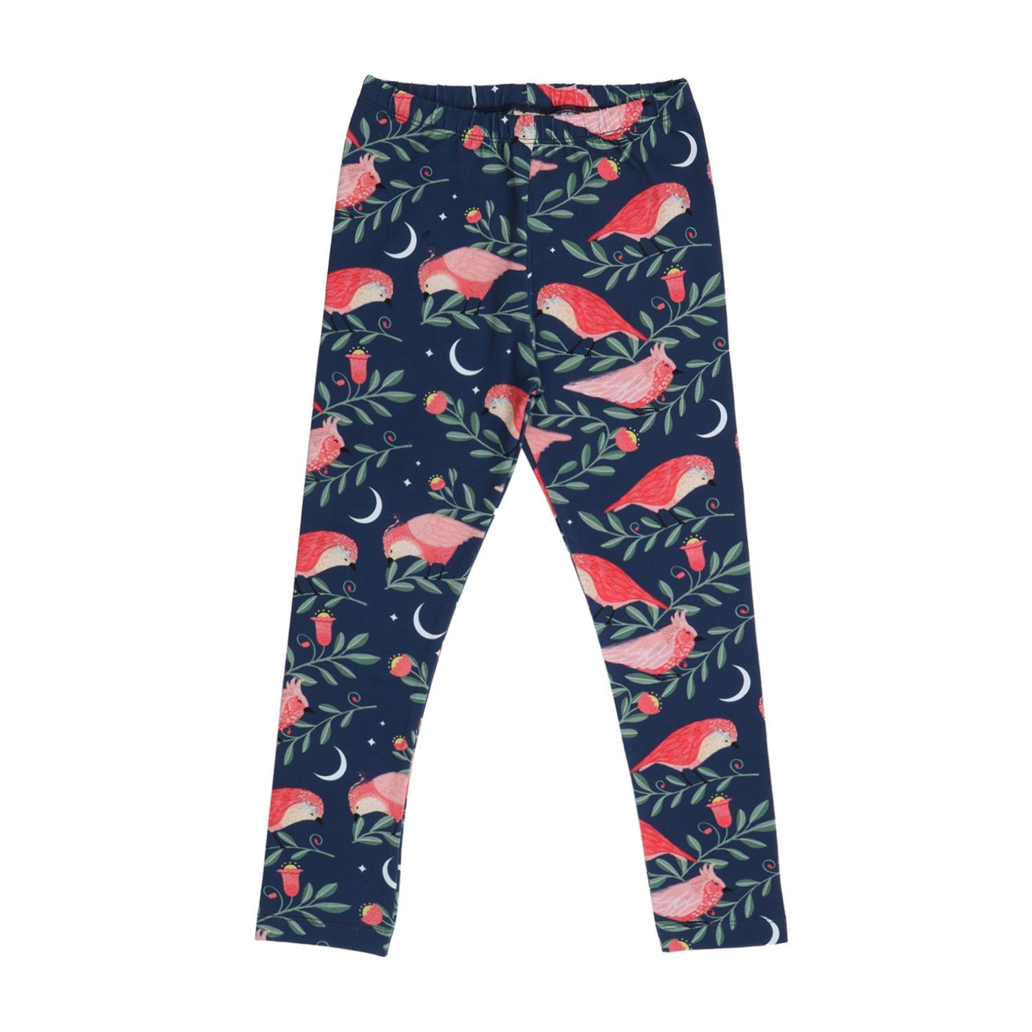 Pinky Birds-Leggings
