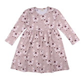 Langarm Kleid aus Baumwolle (Bio)