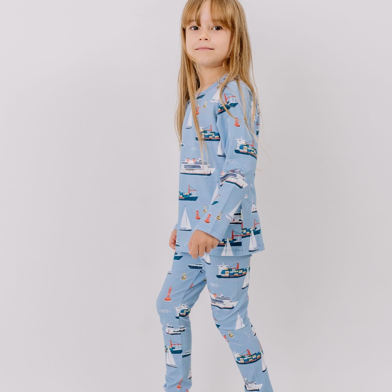 Marine Adventures Leggings für Kinder – Walkiddy nachhaltige Kindermode aus Bio-Baumwolle