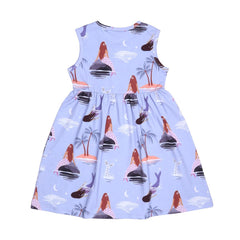 Kurzarm Kleid aus Baumwolle (Bio)