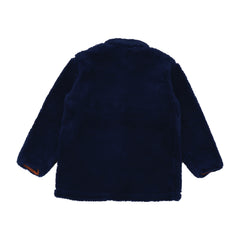 Navy Fleece-Fleece Jacket
