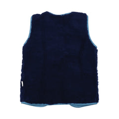 Navy Fleece-Fleece Vest