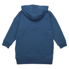 Navy - Hoodie Dress