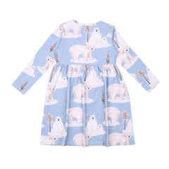 Robe à manches longues en coton (biologique)