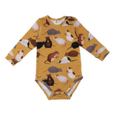 جسم بأكمام طويلة مصنوع من القطن (عضوي)