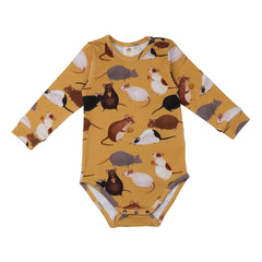 جسم بأكمام طويلة مصنوع من القطن (عضوي)