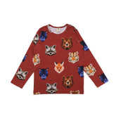 Shirt met lange mouwen van katoen (biologisch)