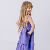 Royal Lavender-Strap Dress