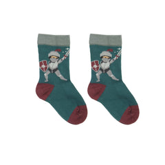2 pairs of organic cotton socks with a winter motif - sustainable, warm and cozy for the cold season