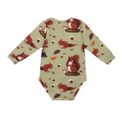 Langarm Body aus Baumwolle (Bio)