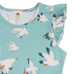 Seagulls-Ruffle Dress