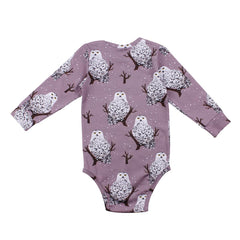 Langarm Body aus Baumwolle (Bio)