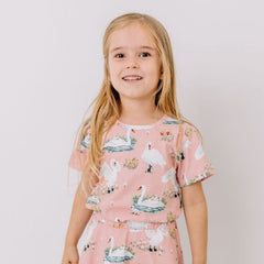 Swans in Spring-T-Shirt