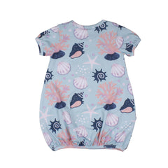 Kurzarm Kleid aus Baumwolle (Bio)