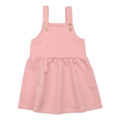 فضي وردي - فستان