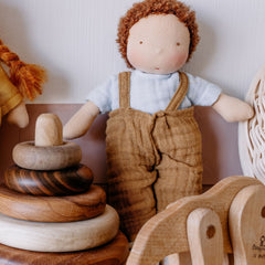 Tommy Waldorf art puppe stoffpuppe montessori