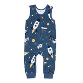 Sleeveless romper made of cotton (organic)