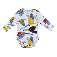 Langarm Body aus Baumwolle (Bio)