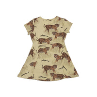 Kurzarm Kleid aus Baumwolle (Bio)