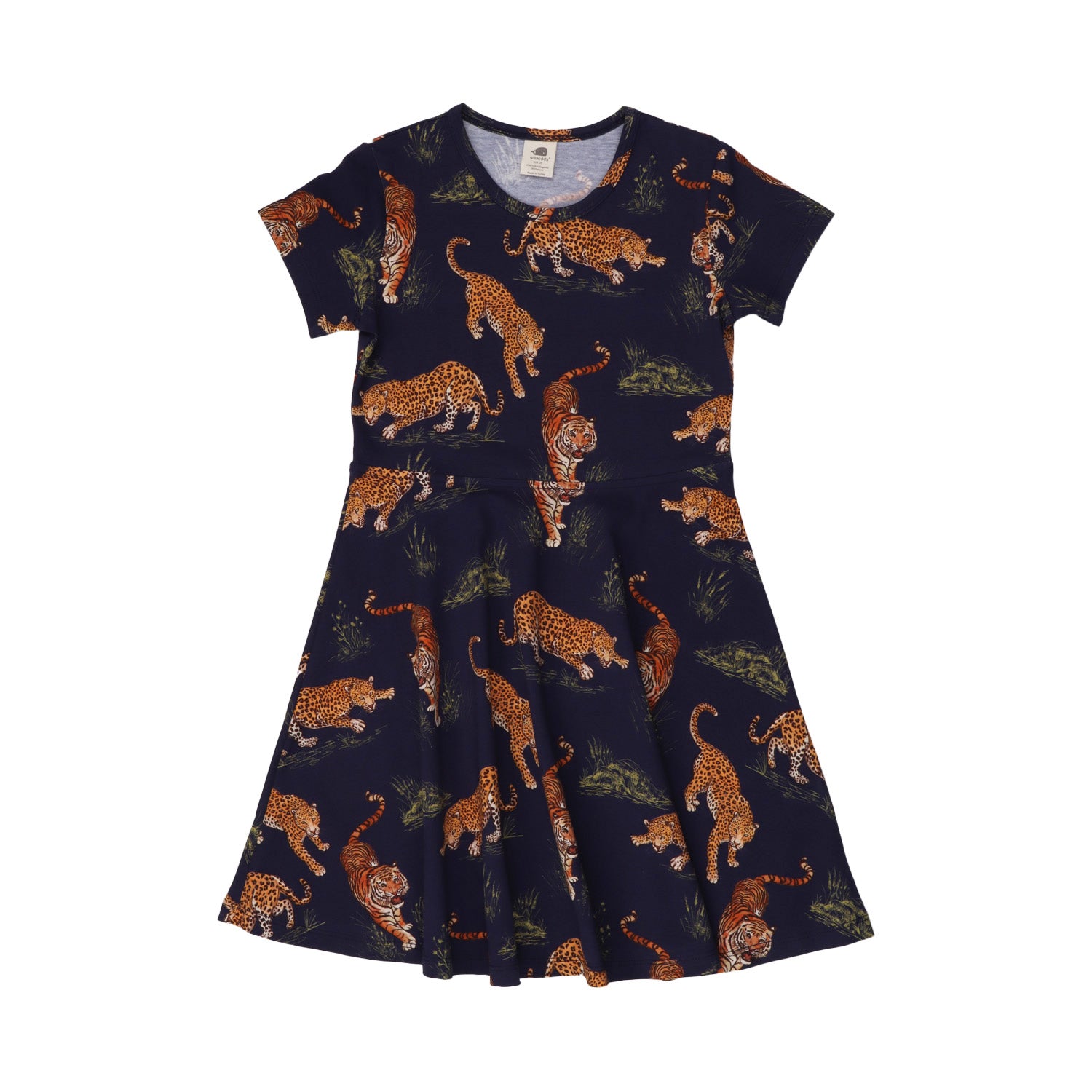 Tigers and Leopards-Flared Dress