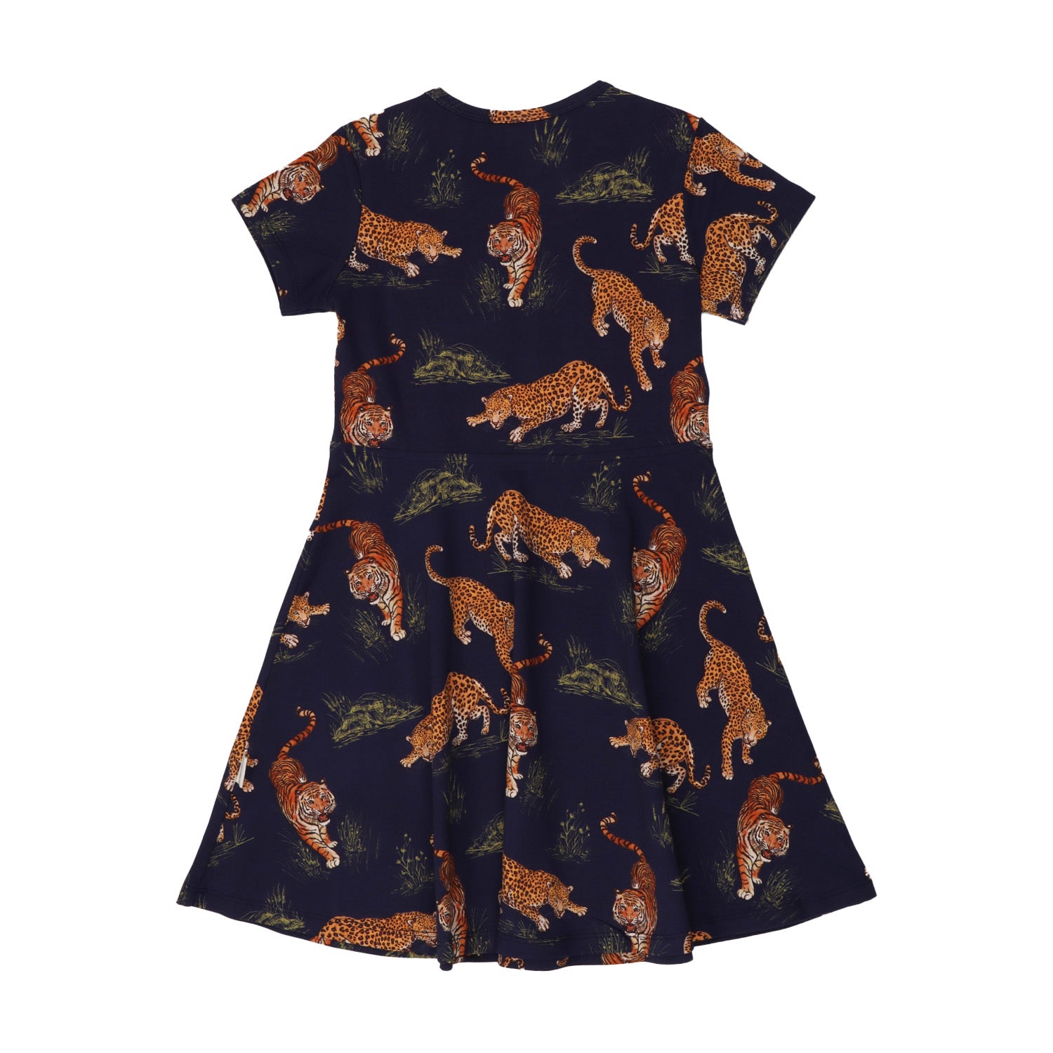 Tigers and Leopards-Flared Dress