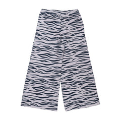 Tijgerpatroon - broek met wijde pijpen