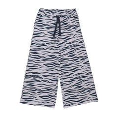 Tijgerpatroon - broek met wijde pijpen