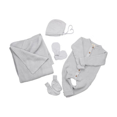 Geschenkset aus Biobaumwolle-Blau