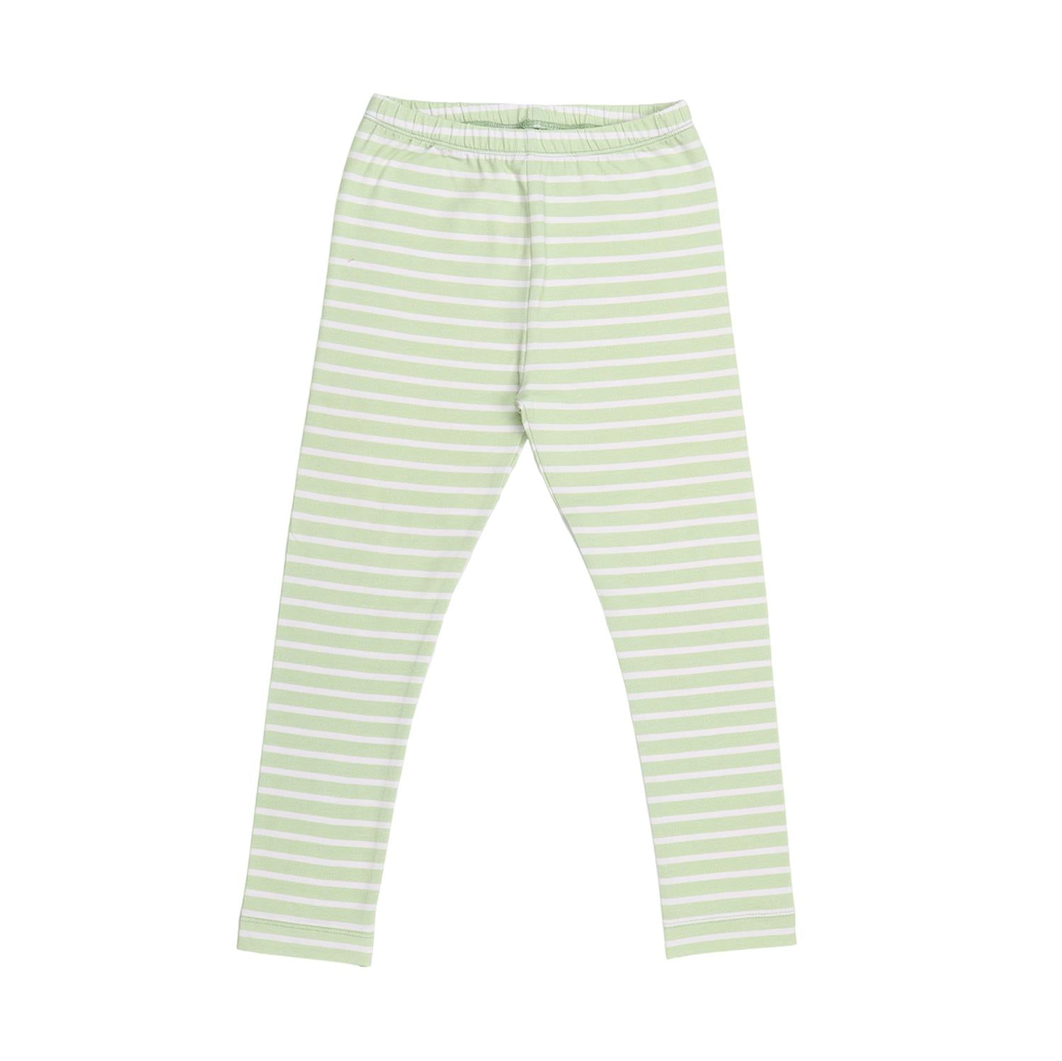 Green stripes 14-Leggings