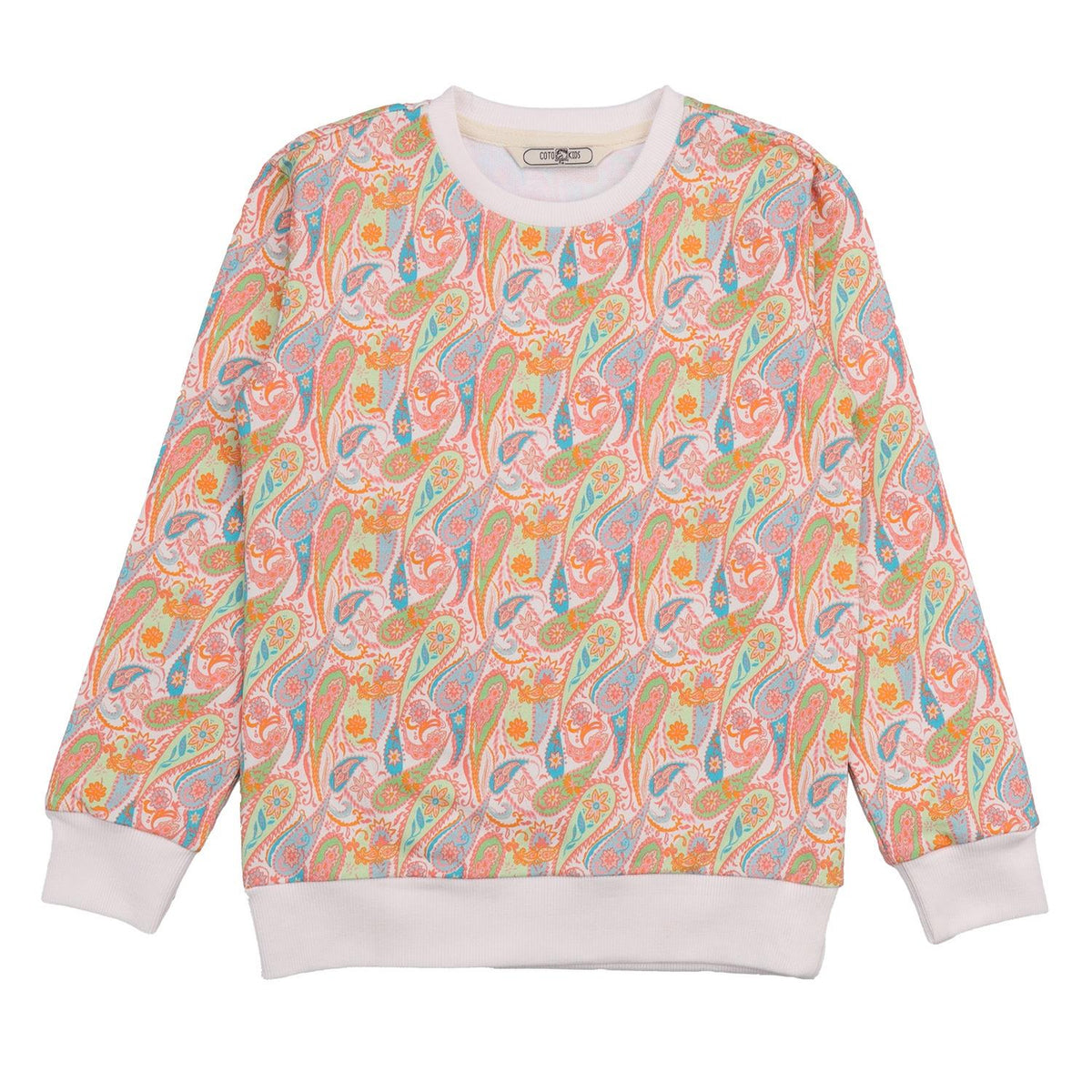 Colourful Paisley 23-Sweatshirt