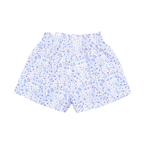 Blue Flowers-Shorts