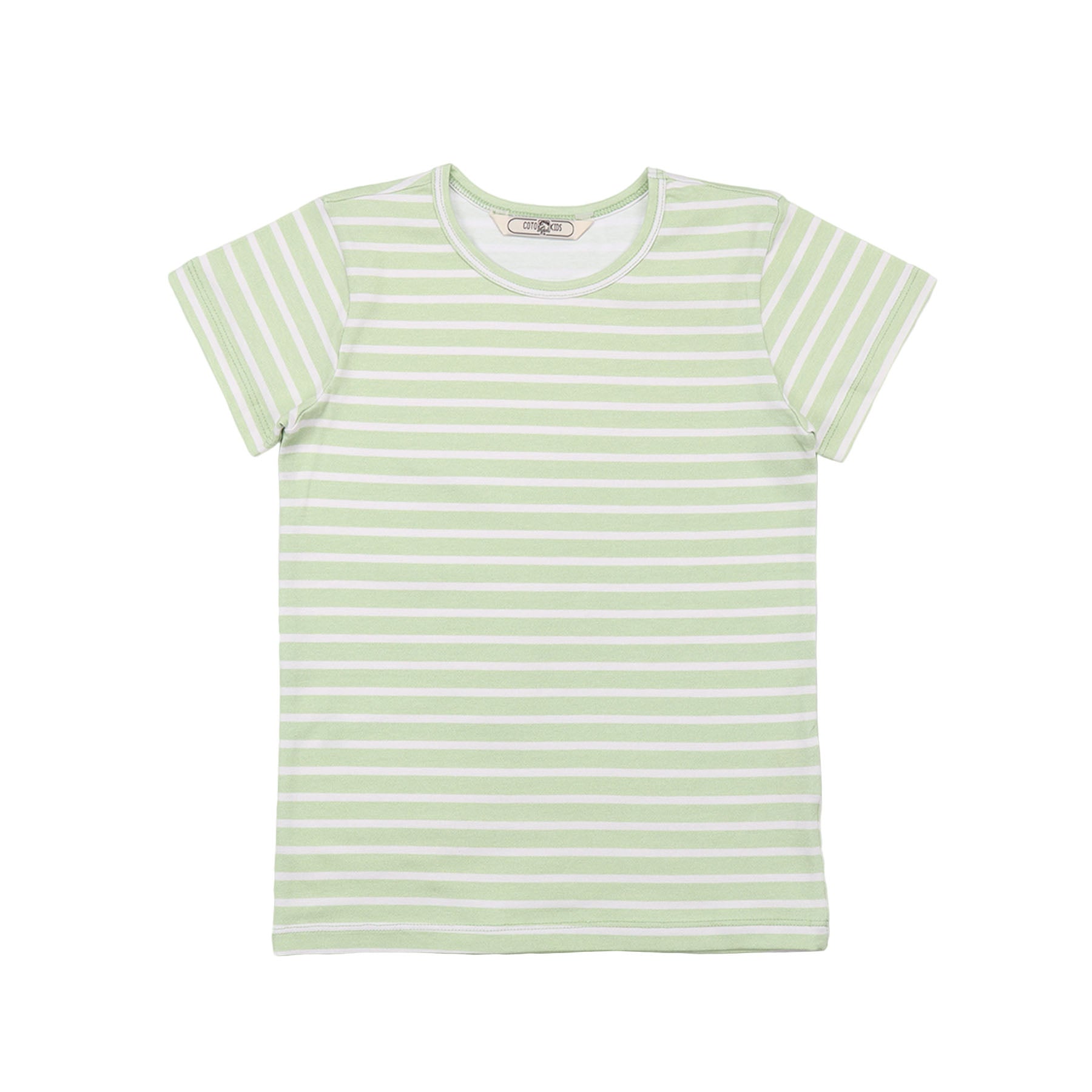 Green stripes 14-T-Shirt