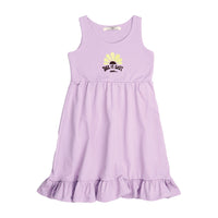 Yellow Flowers-Sleeveless Dress
