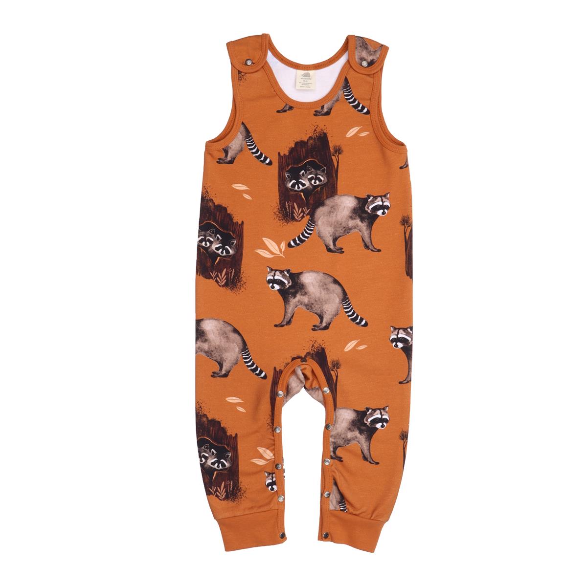 Sleeveless romper made of cotton (organic)