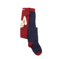 Tights made of organic cotton - sustainable and comfortable children's tights with a cute rabbit motif