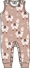 Sleeveless romper made of cotton (organic)
