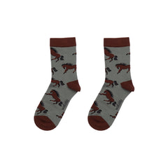 2 Paar Bio-Baumwollsocken mit Dinosaurier-Motiv – Nachhaltig, Bequem und Atmungsaktiv