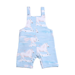 Sleeveless romper made of cotton (organic)