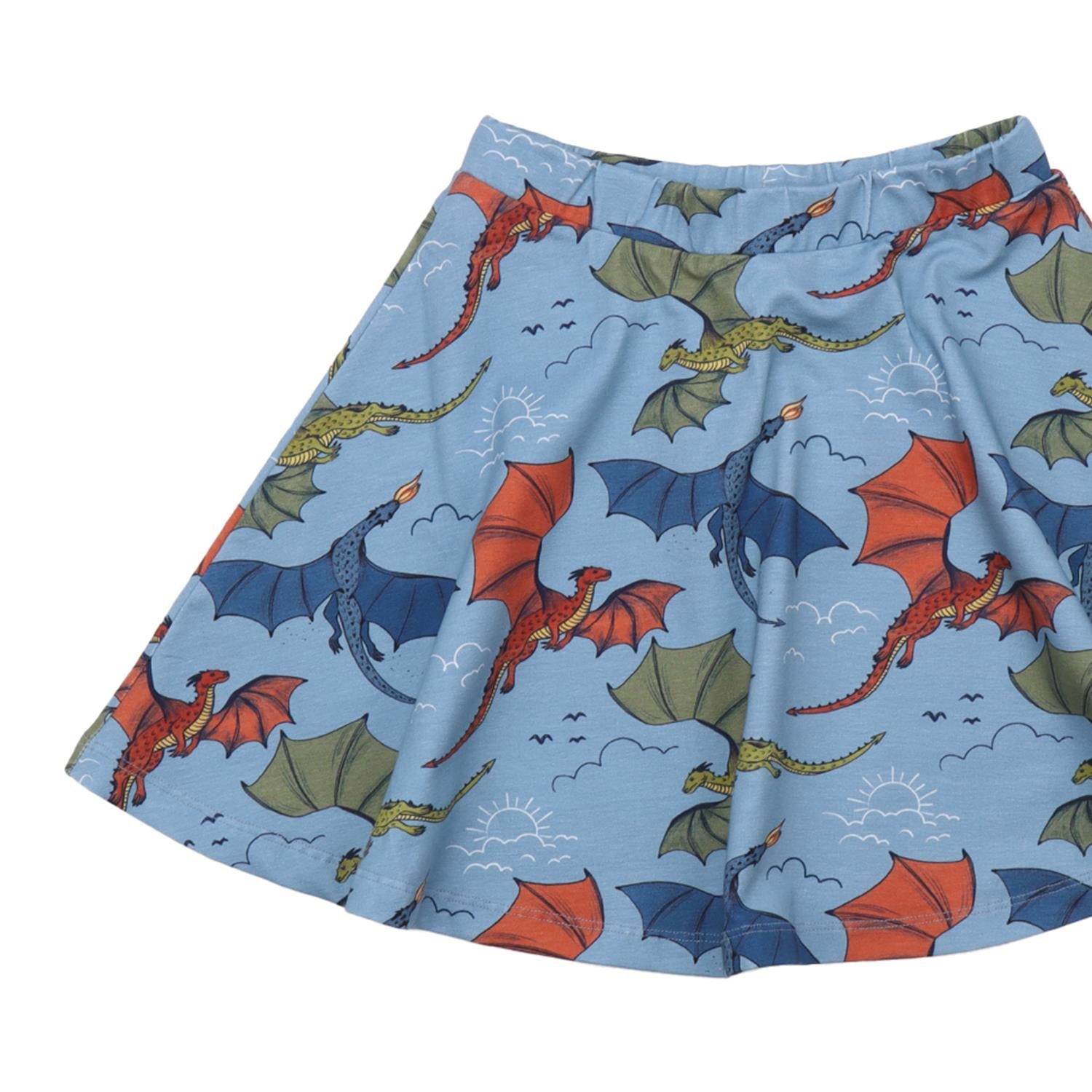 Colorful Dragons - Skirt