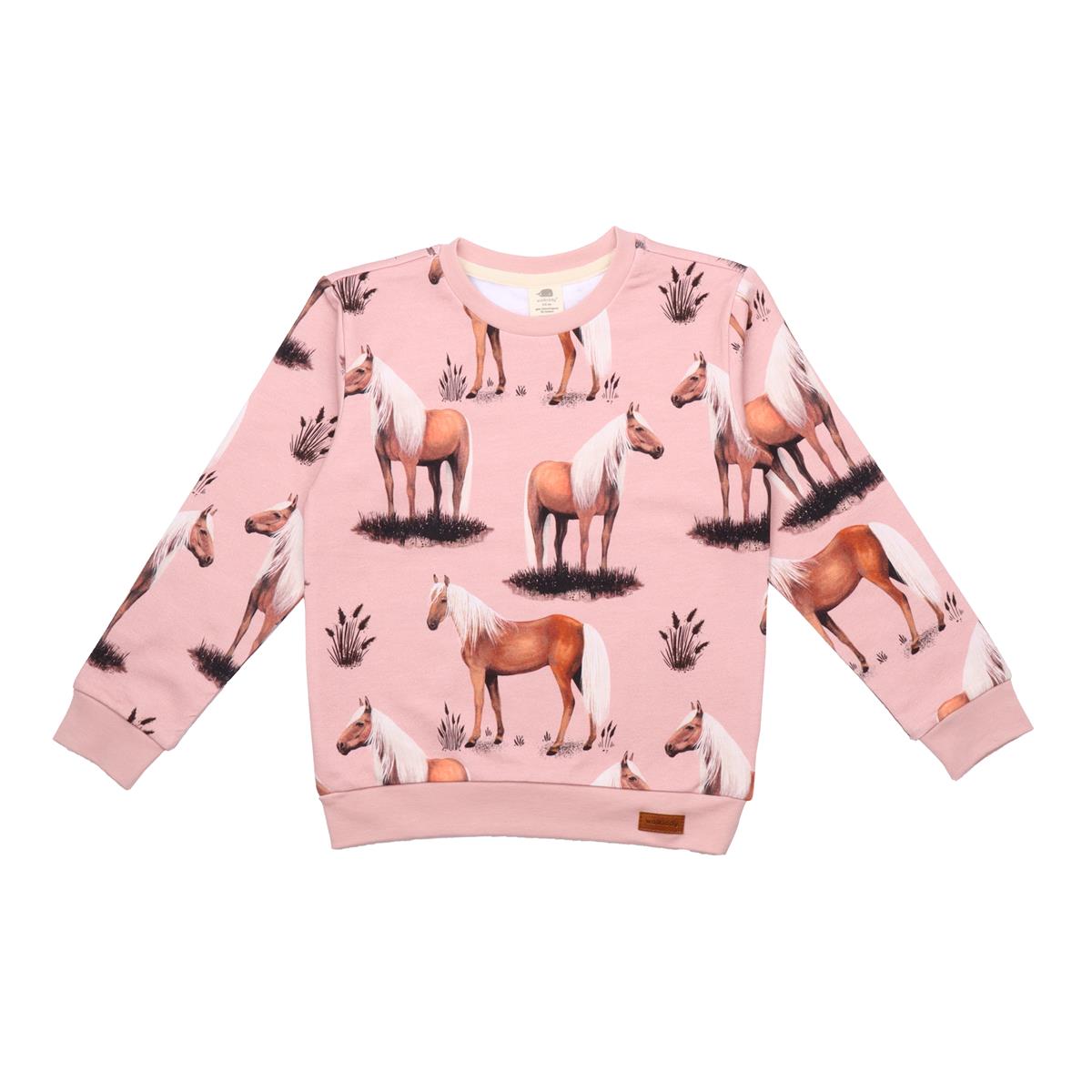 Organik pamuklu kazak sweatshirt