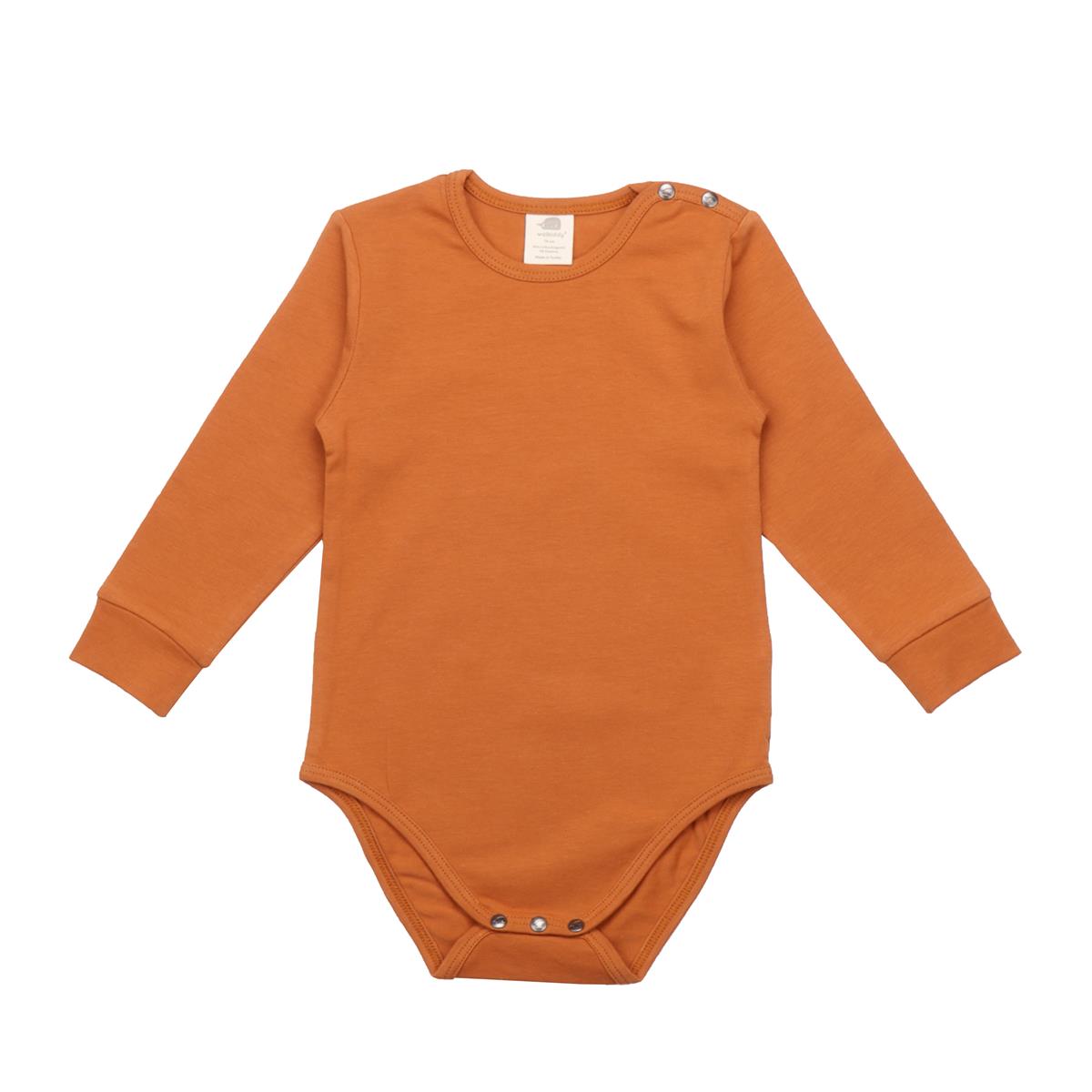 Langarm Body aus Baumwolle (Bio)