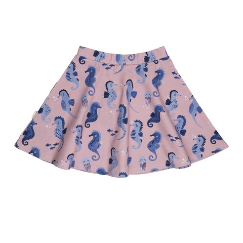 Blue Seahorses-Skirt