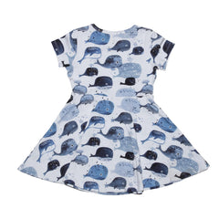 Short sleeve dress made of cotton (organic)