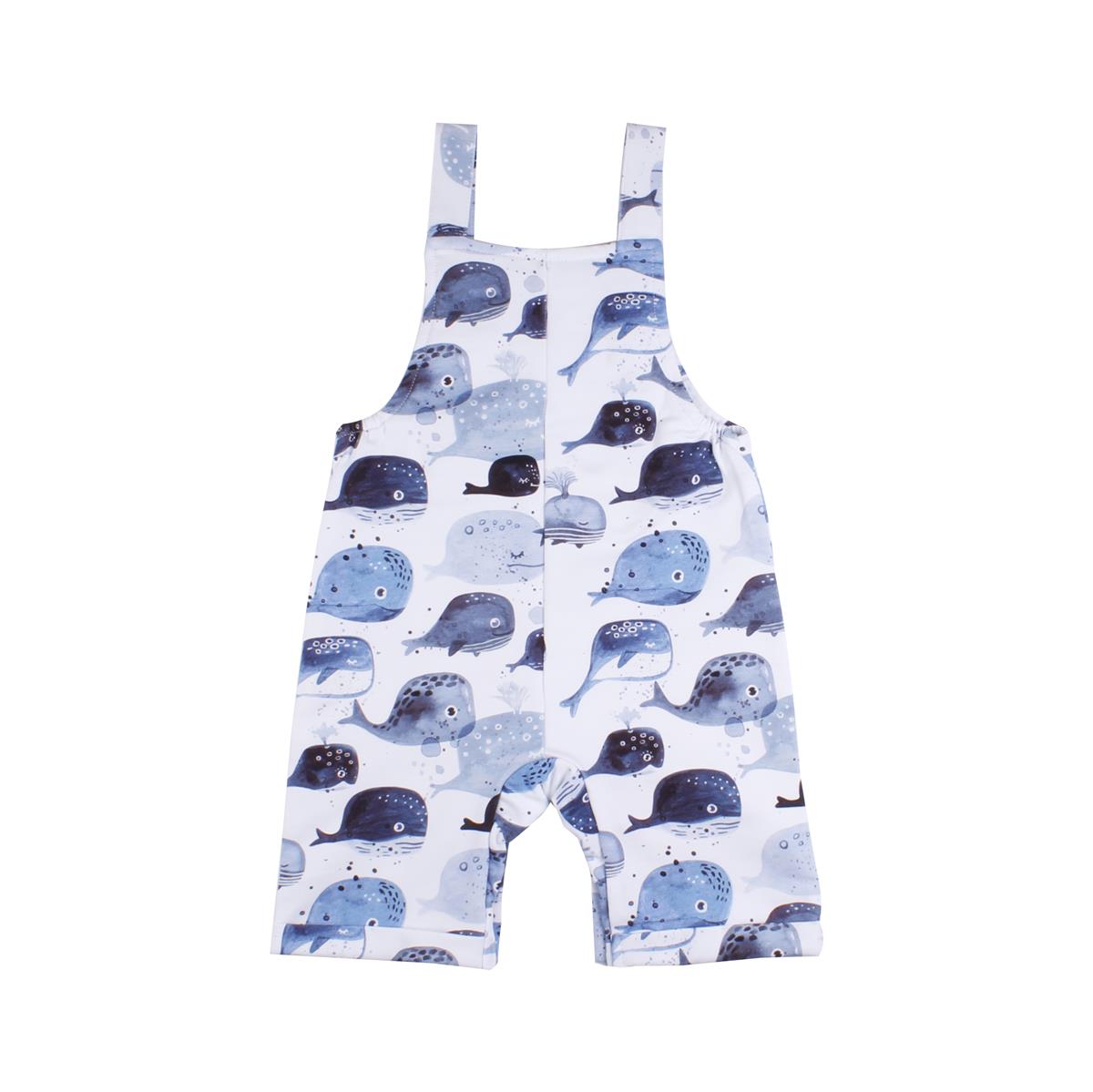 Sleeveless romper made of cotton (organic)