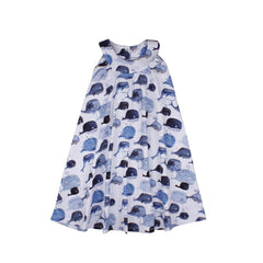 Kurzarm Kleid aus Baumwolle (Bio)