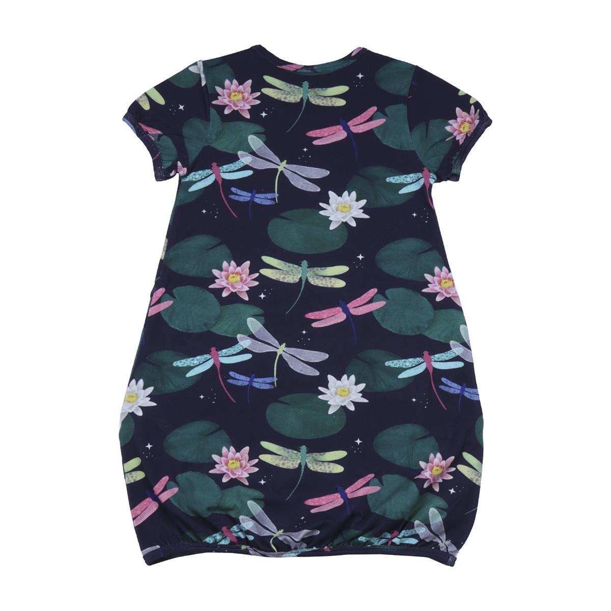 Short sleeve dress made of cotton (organic)